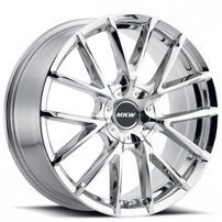 22" MKW Wheels M123 Chrome Rims 