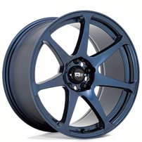 18" Staggered Motegi Racing Wheels MR154 Battle Midnight Blue Rims