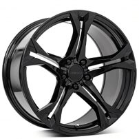 20" MRR Wheels M017 Gloss Black Rims 