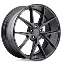 19" Niche Wheels M117 Misano Matte Black Rims