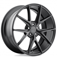 17" Niche Wheels M117 Misano Matte Black Rims