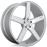 19" Niche Wheels M135 Milan Silver Machined Rims 