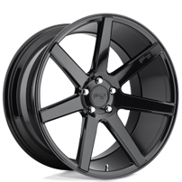 19" Staggered Niche Wheels M168 Verona Gloss Black Rims