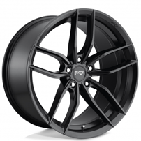 19" Niche Wheels M203 Vosso Matte Black Rims 