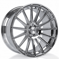 22" Staggered Road Force Wheels RF15 Custom Chrome Rims