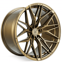 20" Staggered Rohana Wheels RFX17 Gloss Bronze Flow Formed Rims