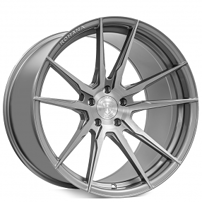 22" Rohana Wheels RFX2 Brushed Titanium Flow Formed Rims