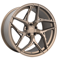 20" Staggered Stance Wheels SF13 Custom Matte Bronze Flow Formed Rims 