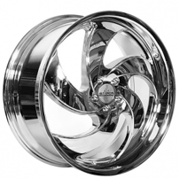 22" Strada Wheels Retro 5 Chrome Rims 