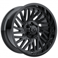 20" TIS Wheels 553B Black Crossover Rims