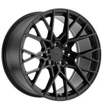 20" Staggered TSW Wheels Sebring Matte Black Rims 