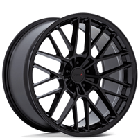 20" Staggered TSW Wheels TW001 Daytona Gloss Black Flow Formed Rims