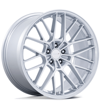 20" Staggered TSW Wheels TW001 Daytona Gloss Silver Flow Formed Rims