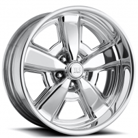 24" U.S. Mags Forged Wheels Malibu US357 Polished Vintage Forged 2-Piece Rims