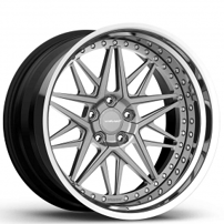 22" Staggered Variant Forged Wheels Corsa SZK-3P Custom Finish Rims