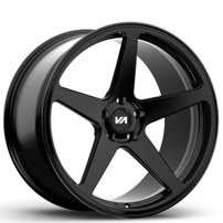 20" Staggered Variant Forged Wheels Sena Satin Black Monoblock Forged Rims