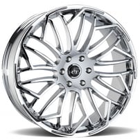 22x8.5" VCT Wheels Slider Chrome Rims