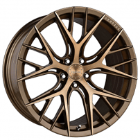 19" Staggered Vertini Wheels RFS2.1 Brushed Dual Bronze Flow Formed Rims