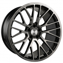 20" Vertini Wheels RFS2.4 Brushed Dual Black Flow Formed Rims