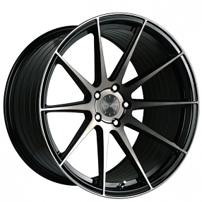 22" Vertini Wheels RFS1.3 Gloss Black Tinted Face Flow Formed Rims 