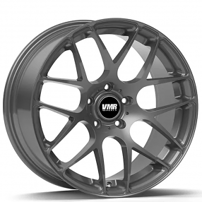 22" Staggered VMR Wheels V710 Gunmetal Rims