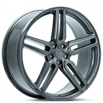 20" Staggered Vossen Wheels HF-1 Custom Anthracite Rims