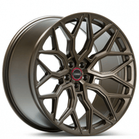 22" Staggered Vossen Wheels HF-2 Custom Satin Bronze Rims