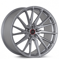 22" Staggered Vossen Wheels HF-4T Custom Satin Silver True Directional Rims