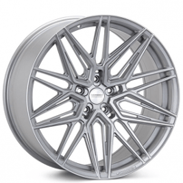 20" Staggered Vossen Wheels HF-7 Custom Satin Silver Rims