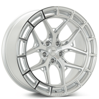 22" Vossen Wheels HFX-1 Silver Polished 5-Lugs Rims