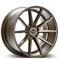 22" Staggered Vossen Wheels VFS-1 Custom Satin Bronze Rims