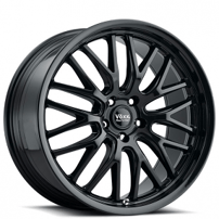 20" Voxx Wheels Masi Gloss Black Flow Forged Rims