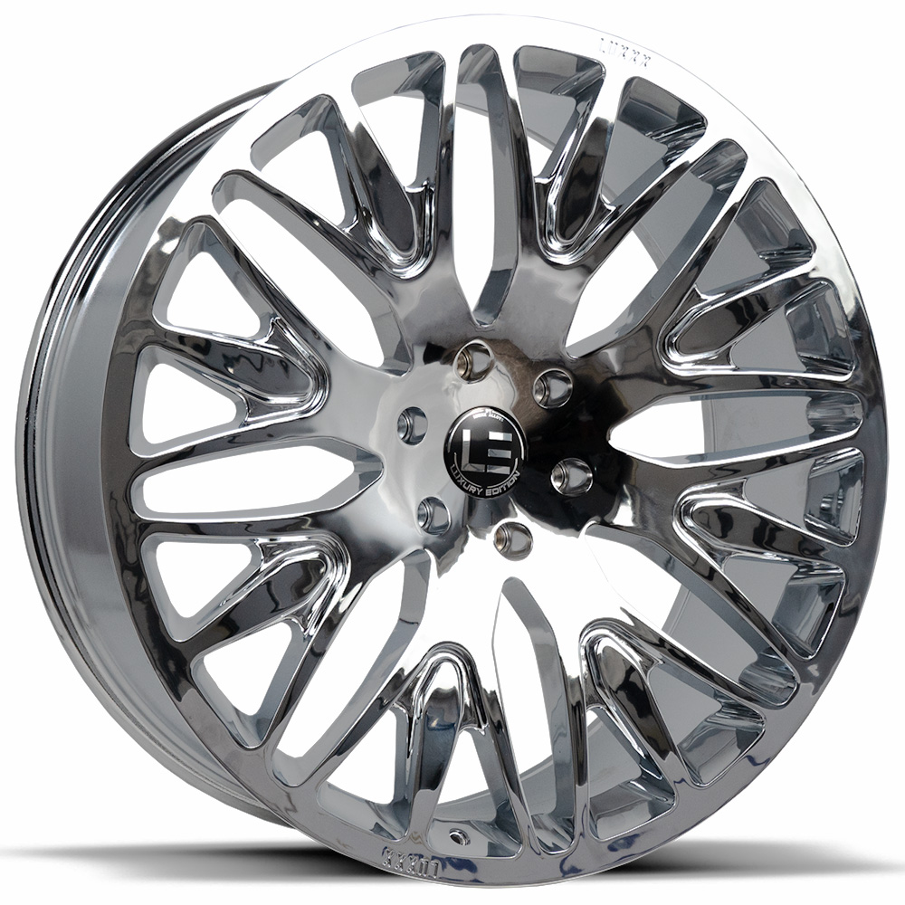 22 Luxxx Alloys Wheels Lux Le 7 Chrome Rims Lux134 2